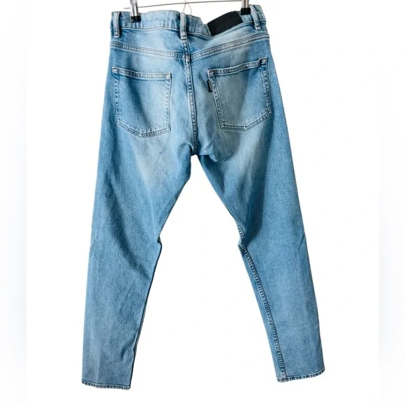 The Kooples Men’s- Light Blue Straight Leg Jeans. Size 32. Slim - Picture 6 of 6